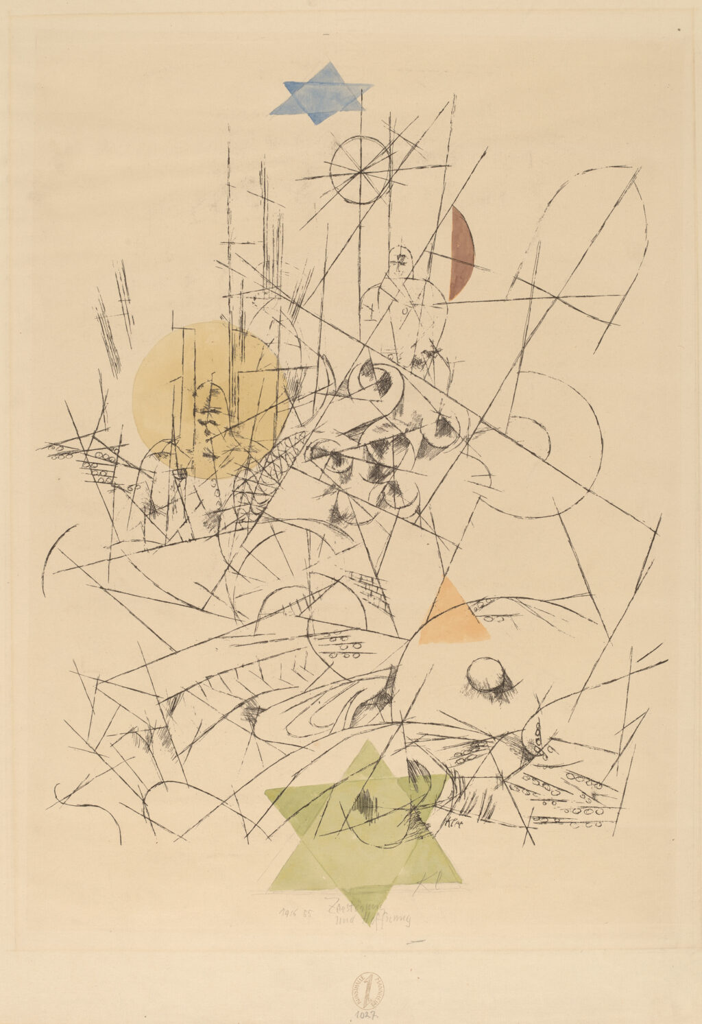 Paul Klee > A line is a dot that went for a walk HIC