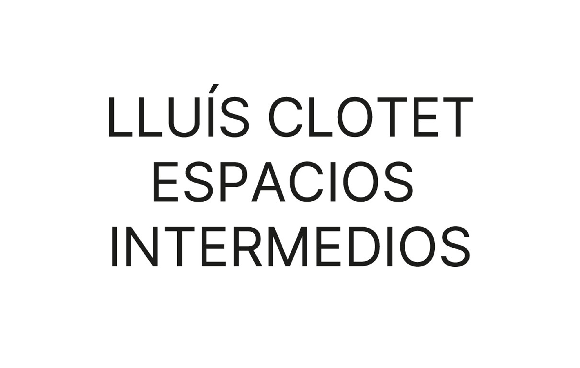 Lluís Clotet > Espacios intermedios