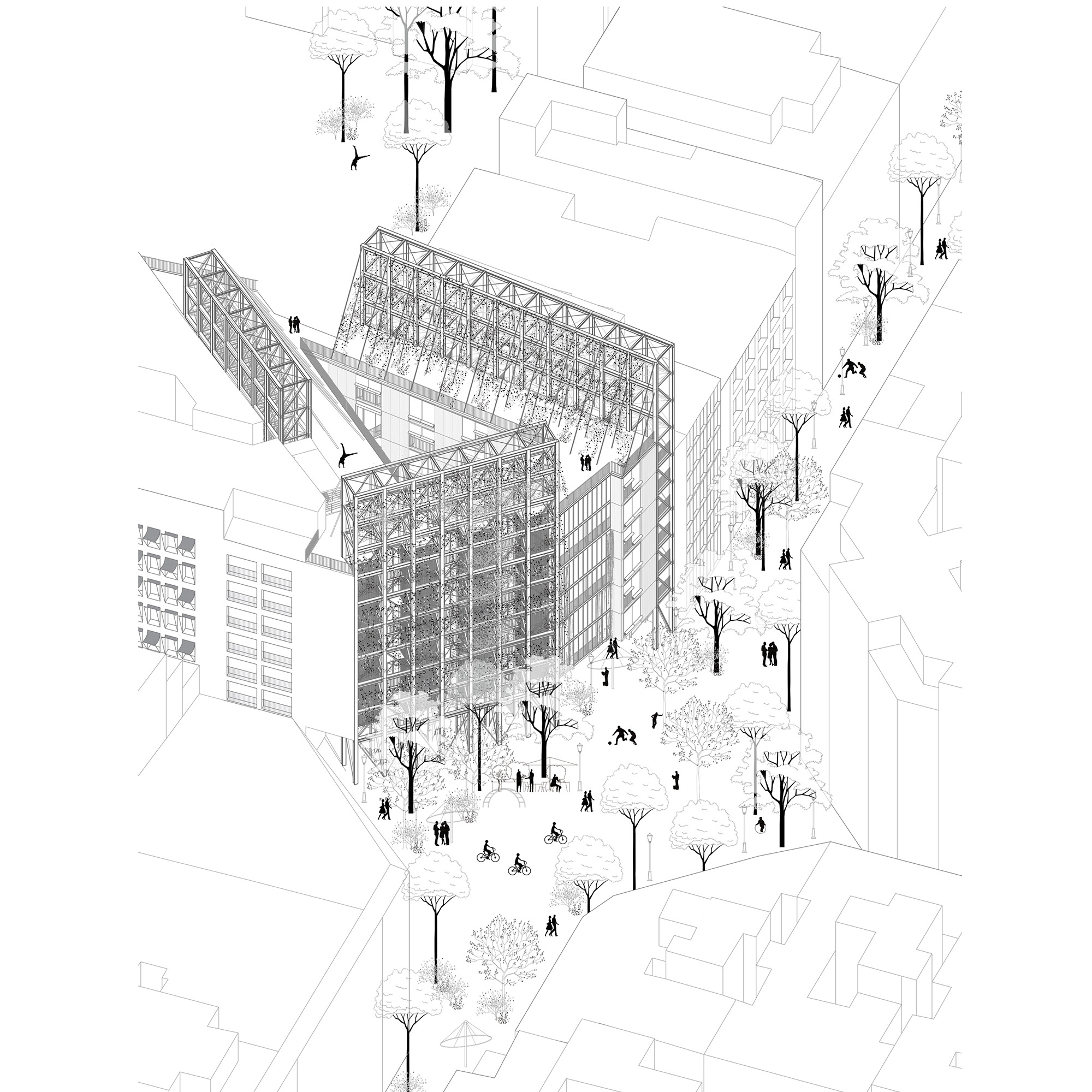 Daniel Fernández Cosmo > Viviendas compartidas en el Eixample